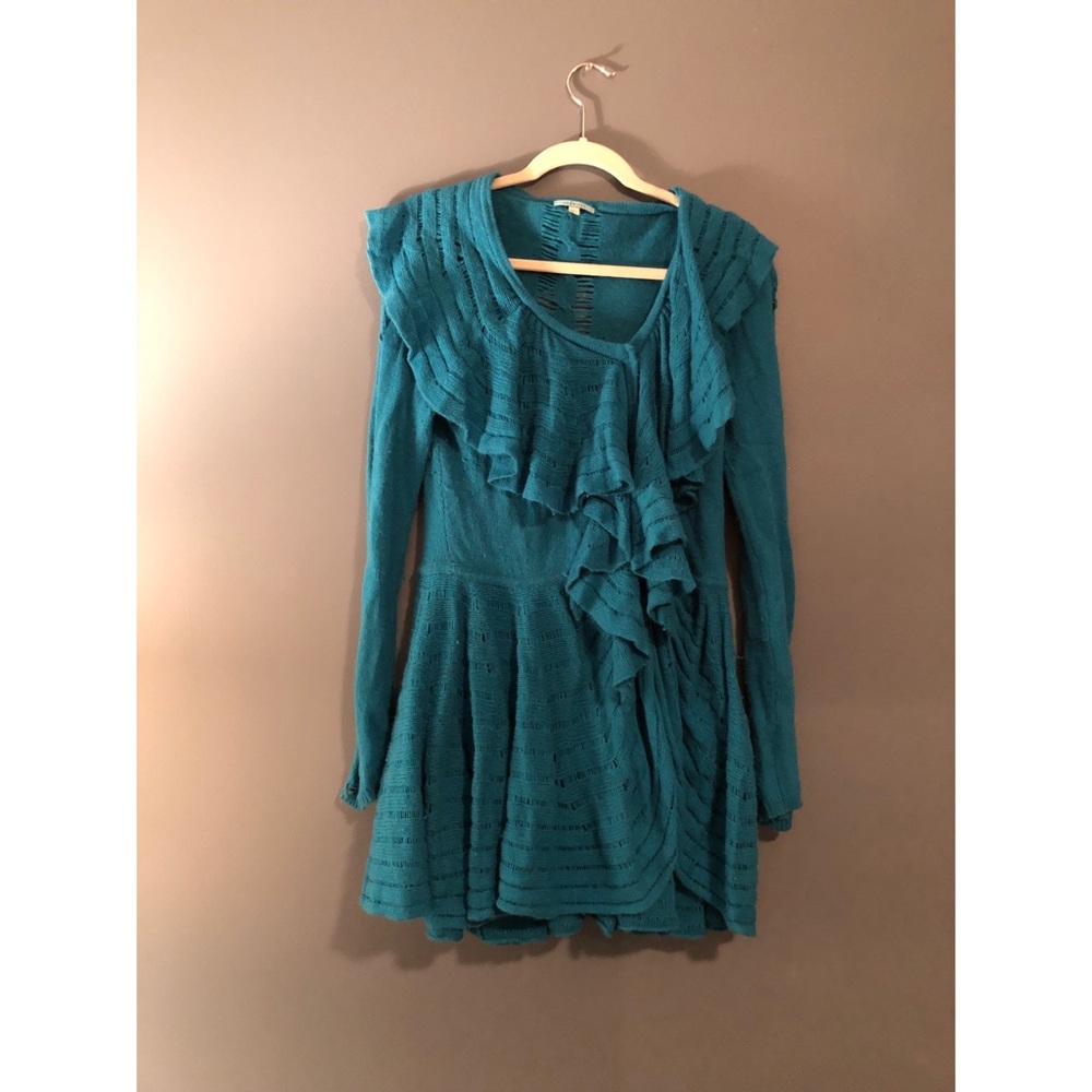 Anthropologie Skirted Sweater